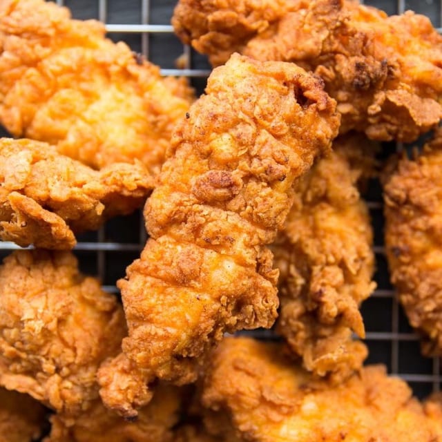 Fried Chicken Tenders Dinner.